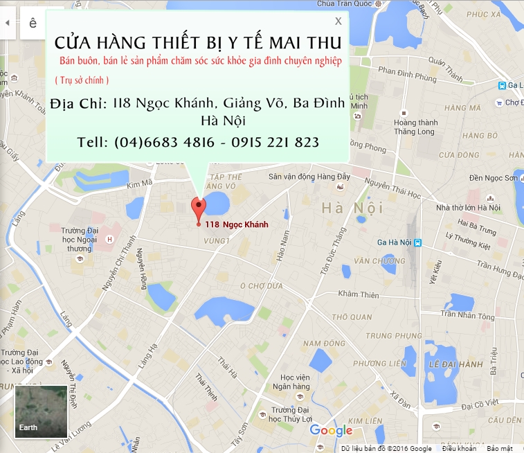  Hệ thống Showroom Thiết Bị Y Tế Mai Thu 118 NGỌC KHÁNH